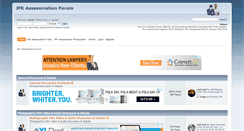 Desktop Screenshot of jfkassassinationforum.com